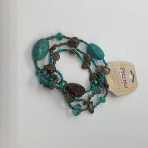 Turquoise Multi strand Bracelet